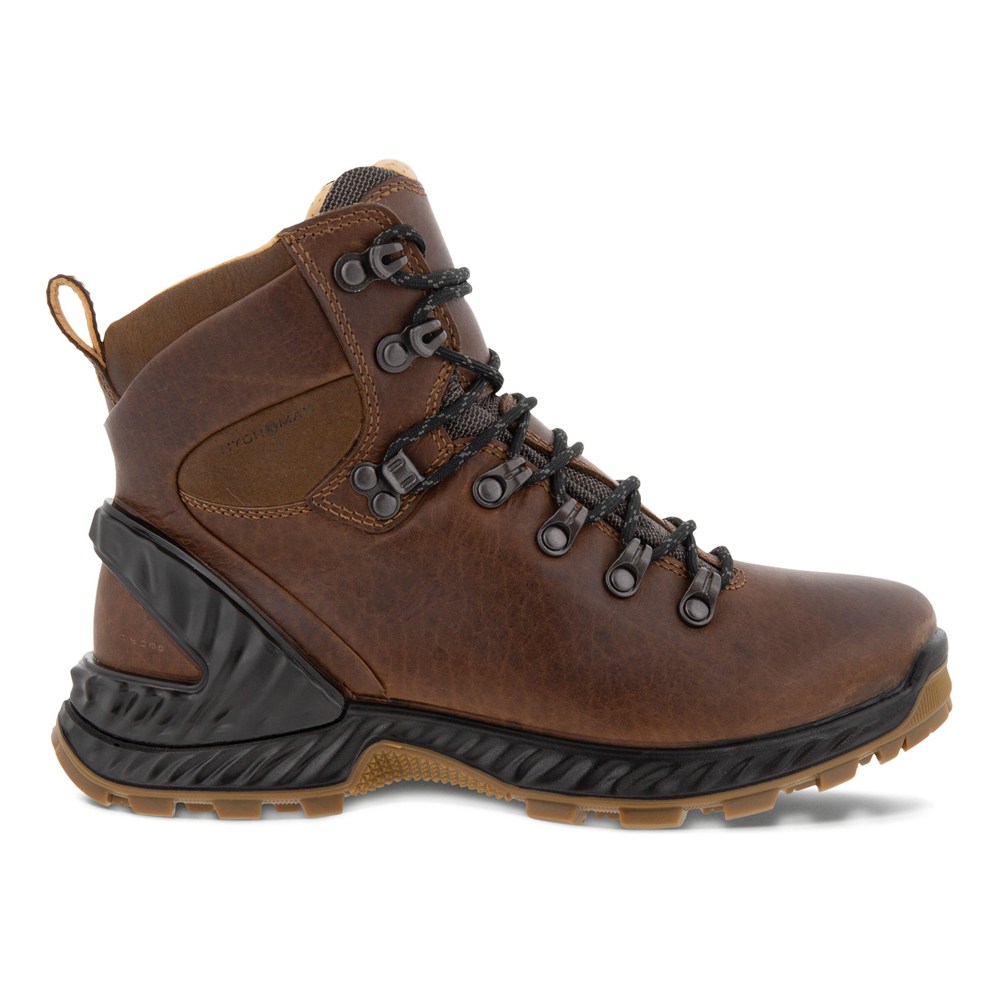 ECCO Womens Boots Brown - Exohike Mid Hm - RQV-631547